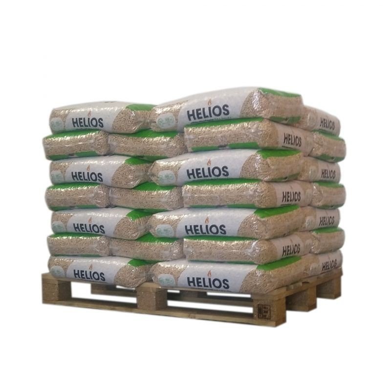 Pellet HELIOS – 1/2 Palette de 35 Sacs de 15KG
